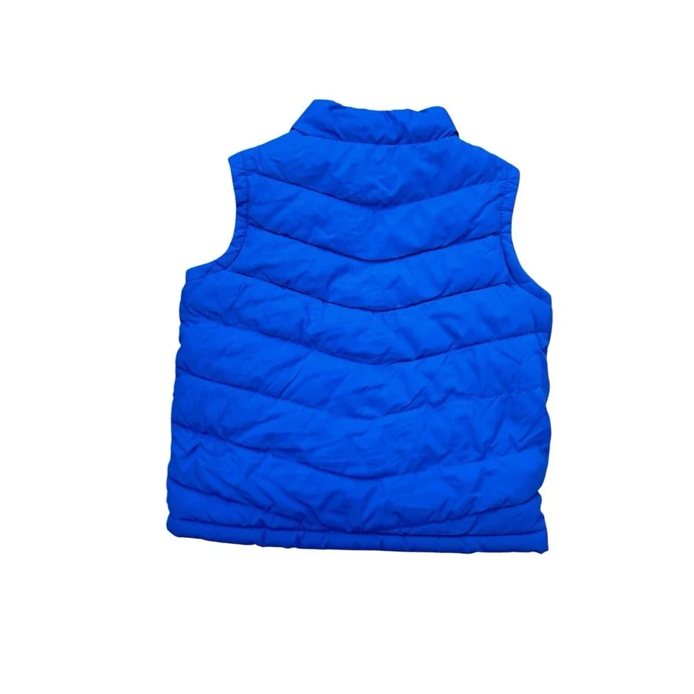 Gymboree Sleeveless Blue Boys Quilted Puffer Vest Size 12-24months